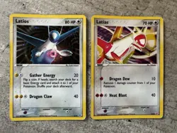 Pokemon Card EX Trainer Kit: Latios 2/10 And Latias 4/10 Holo Lot - Image 1