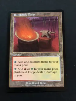 Battlefield Forge x1 Apocalypse MTG Magic the Gathering Land Card - Image 1