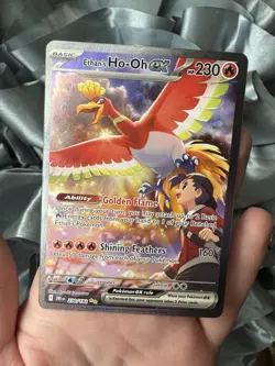 Pokemon TCG Ethan's Ho-Oh EX Special Illustration Rare Card 230/182 Near Mint - Image 1