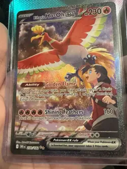 Pokemon TCG Ethan's Ho-Oh EX Special Illustration Rare Card 230/182 Near Mint - Image 3