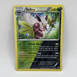 Pokemon Shiftry 11/114 Reverse Holo Rare Steam Siege EX 2016 Pokemon Card HP TCG - Image 1