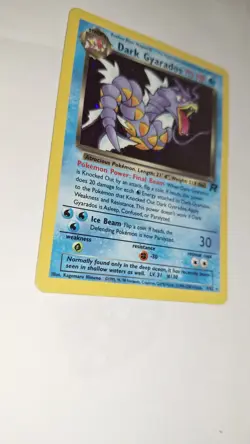 Dark Gyrados Pokemon Card Holo Holographic Stamped Team Rocket Prerelease 08/82 - Image 3