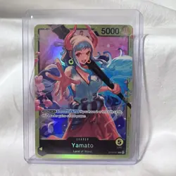 Yamato Leader ST09-001 One Piece TCG Yamato Deck English Foil Card - Image 1