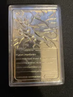Pokemon Special Edition 23 karat Gold Plated Trading Card / #06 Charizard - Image 1