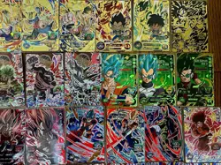 Lot of 40 Dragon Ball Heroes Goku & Vegeta Evolution Cards Japan Bandai - Image 5