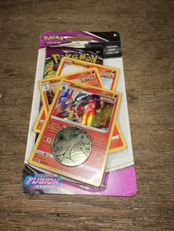 Pokemon Sword & Shield Fusion Strike Promo Pack +3 Cards And A coin - Image 1