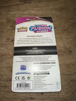 Pokemon Sword & Shield Fusion Strike Promo Pack +3 Cards And A coin - Image 3