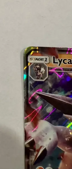 Lycanroc GX SM14 Promo Black Star Holo Rare Pokemon Card - Image 3