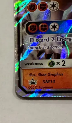 Lycanroc GX SM14 Promo Black Star Holo Rare Pokemon Card - Image 4