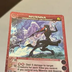 Chaotic Card Nivenna Underworld Lieutenant Rare Creature - Min Energy - NM - Image 3