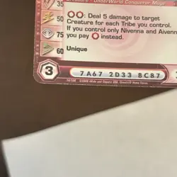 Chaotic Card Nivenna Underworld Lieutenant Rare Creature - Min Energy - NM - Image 4