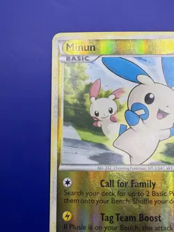 ⚡Minun 34/95 Reverse Holo Pokemon Unleashed TCG Card HP 2010 - Image 3