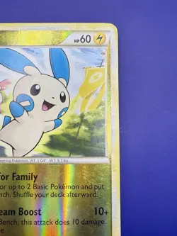 ⚡Minun 34/95 Reverse Holo Pokemon Unleashed TCG Card HP 2010 - Image 4