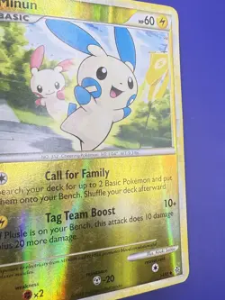 ⚡Minun 34/95 Reverse Holo Pokemon Unleashed TCG Card HP 2010 - Image 5