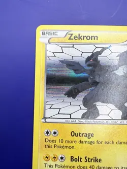 ⚡Zekrom 47/114 Black & White Holo Pokemon Card LP-NM 2011 - Image 4