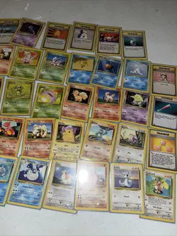 Vintage Pokemon Lot Of 39 Cards Commons/Uncommon/rare WOTC Era Base Set - Image 5