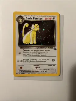 Dark Persian 17/53 WOTC Promo Holo Card Damaged - Image 1