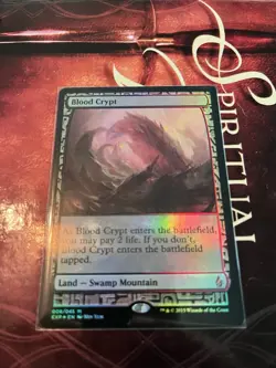 Blood Crypt Zendikar Expeditions Foil Card Near Mint - Image 1