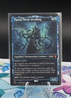 Thassa, Deep-Dwelling (Showcase, Non-Foil) - Theros Beyond Death MTG NM - Image 1