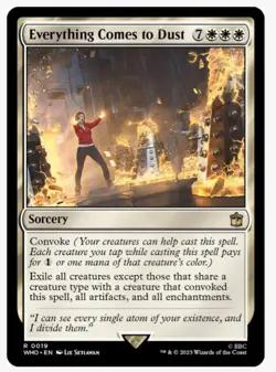 Everything Comes to Dust TARDIS MTG WHO | Board Wipe Tribal Convoke Sweeper NM - Image 1