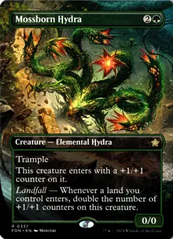 NM - Mossborn Hydra (Borderless) R Foundations 337 - Image 1
