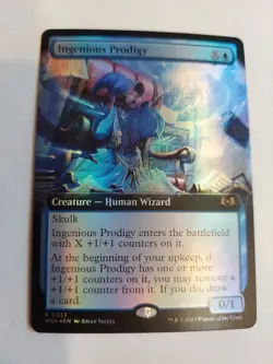 Ingenious Prodigy (Extended Art) Wilds of Eldraine Foil - Image 1