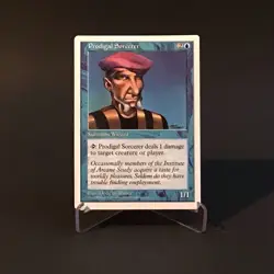 Magic: The Gathering Prodigal Sorcerer MTG Core Set 5th Edition 1997 VINTAGE LP - Image 1