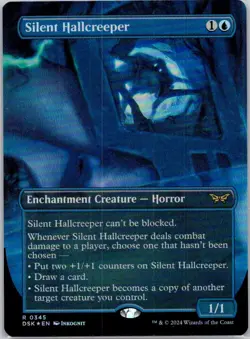 Silent Hallcreeper (Borderless) R Duskmourn: House of Horror 345 NM - Image 1
