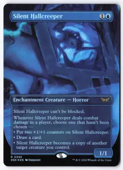 Silent Hallcreeper (Borderless) R Duskmourn: House of Horror 345 NM - Image 1