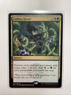 MTG Culling Ritual Strixhaven: School of Mages STX 172/275 Rare NM - Image 1