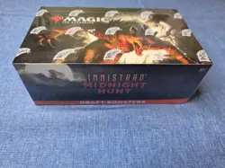 MTG: Innistrad: Midnight Hunt Draft Booster BOX BRAND NEW FACTORY SEALED 630509986453 - Image 1