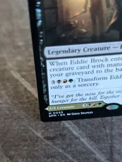 MTG, Eddie Brock, Venom, Lethal Protector (#055) Spider-Man, Non-Foil, NM Mythic - Image 2