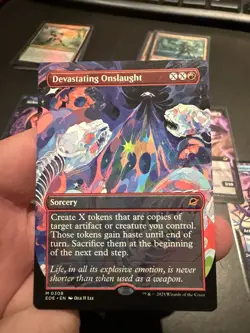 Devastating Onslaught (Borderless) Edge of Eternities Regular 308 NM - Image 1