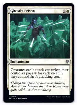 Ghostly Prison NM Commander: Murders at Karlov Manor 0067 MTG Regular - Image 1