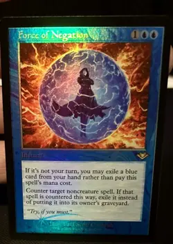 Force of Negation (Retro Frame) Traditional Foil - Modern Horizons - NM/M - MTG - Image 1