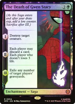 Foil The Death of Gwen Stacy [Marvel's Spider-Man] MTG - Image 1