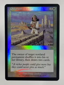 Oblation Foil Onslaught Near Mint NM MTG Magic The Gathering - Image 1