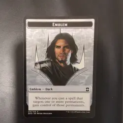 Emblem - Dack Fayden Eternal Masters EMA NM MTG FREE SHIPPING - Image 1