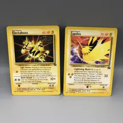 Black Star Promo Lot: Zapdos #23 + Electabuzz First Movie #3 Pokemon TCG / LP - Image 1