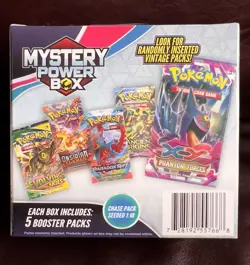 Pokemon Mystery Power Box Chase Pack Seeded 1:10 (5 Booster Packs) NEW SEALED - Image 2