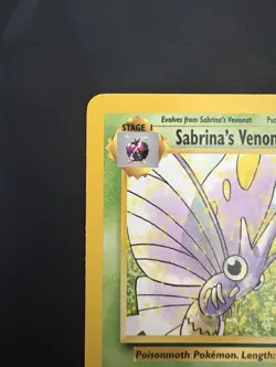 Pokemon TCG Sabrina's Venomoth Gym Heroes 34/132 Non-holo Rare Vintage WotC - Image 2
