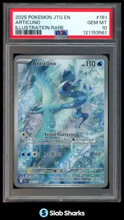 2025 POKEMON SV JOURNEY TOGETHER #161/159 ARTICUNO ILLUSTRATION RARE PSA 10 - Image 1