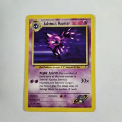 Sabrina’s Haunter 58/132 - Uncommon - Pokemon TCG - Gym Heroes - Unlimited - NM - Image 1