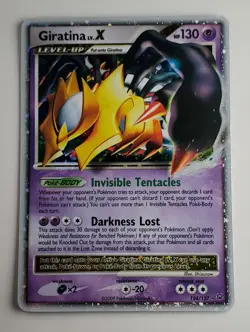 Lightly Played - Pokemon Holo Giratina LV. X 124/127 - Pokemon Platinum - Image 1