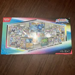 Pokemon Lucario EX & Tyranitar EX Premium Collection Prismatic Evolutions(4 LOT) - Image 1