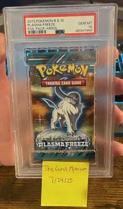2013 Pokemon Black & White Plasma Freeze Booster Pack ABSOL PSA 10 GEM MT - Image 1