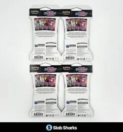 Pokemon TCG sword & shield fusion strike sleeved booster packs lot of 4 - Image 2