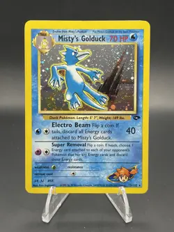 Pokemon TCG Misty's Golduck Gym Challenge 12/132 Unlimited Holo - Image 1
