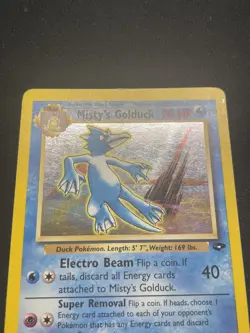 Pokemon TCG Misty's Golduck Gym Challenge 12/132 Unlimited Holo - Image 4