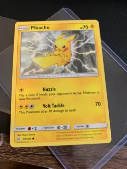 PIKACHU 66/236 COSMIC ECLIPSE NON HOLO POKEMON TCG NM - actual shown - Image 1